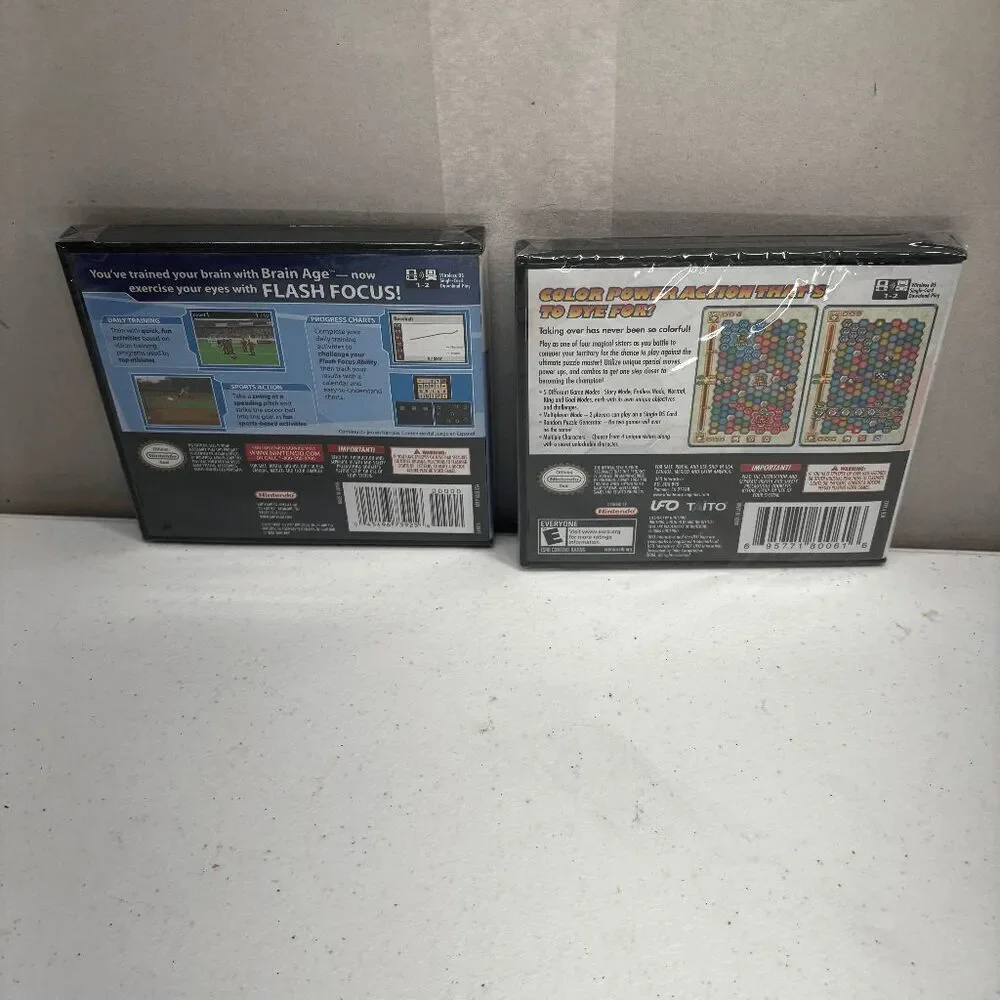 New‎ Sealed Nintendo DS Game Flash Focus & Chameleon
